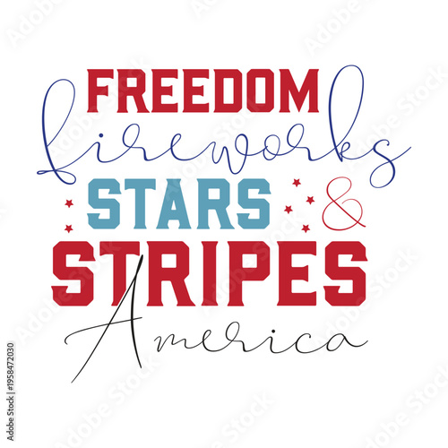 freedom fireworks stars stripes america 