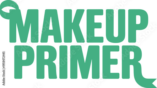 Makeup Primer Minimalist Vector Logo