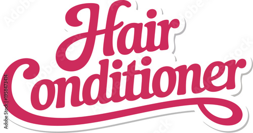 Hair Conditioner Product Logo and Label Design