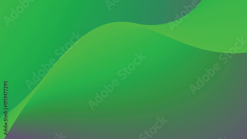Green and Purple Abstract Gradient Flow Background