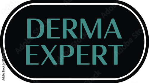 Derma Expert Minimalist Logo Label