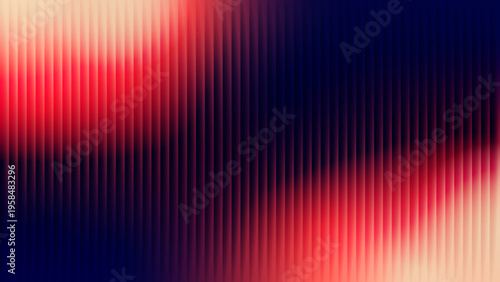 Gradient background with glass effect. Red, light yellow and dark blue colors.