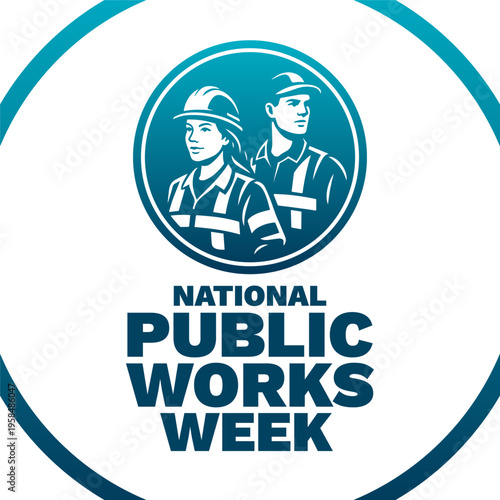 Принти на полотні National Public Works Week