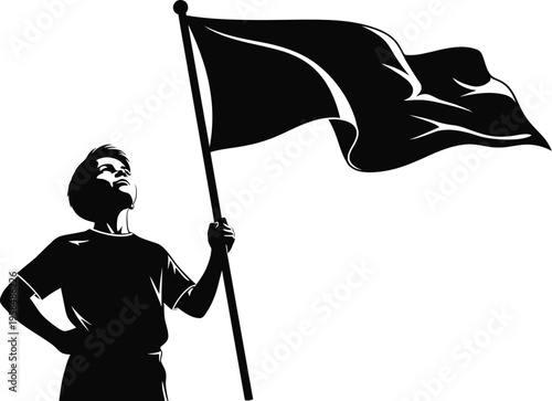 Independence day silhouette celebration freedom