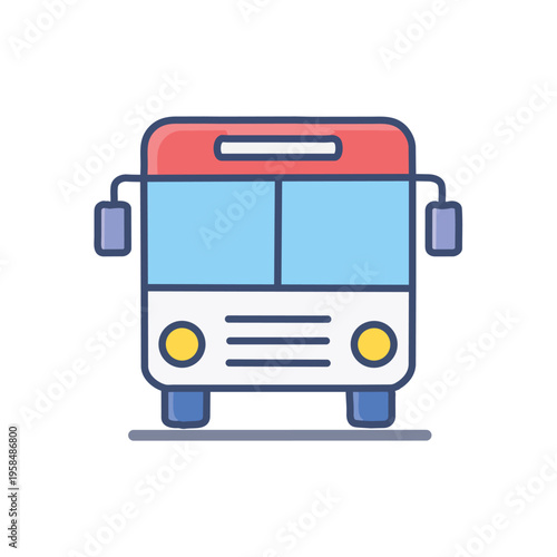 Bus Front View Icon