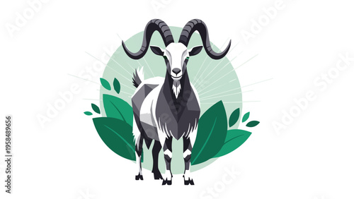 A vibrant vector illustration depicting the joyous celebration of Eid al-Adha, featuring a qurbani or sacrificial ritual, perfect for marketing materials, greeting cards, or educational resources.