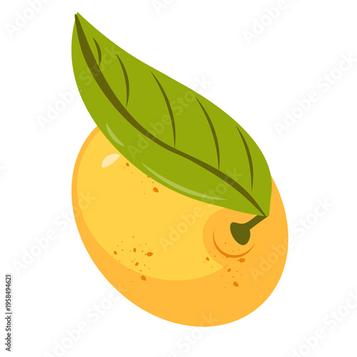 Bright fresh lemon with smooth skin, isolated on transparent background, suitable for food packaging, beverage branding, and healthy eating concepts