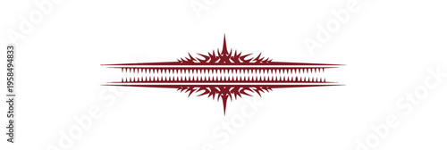 Abstract geometric design with symmetry on dark background