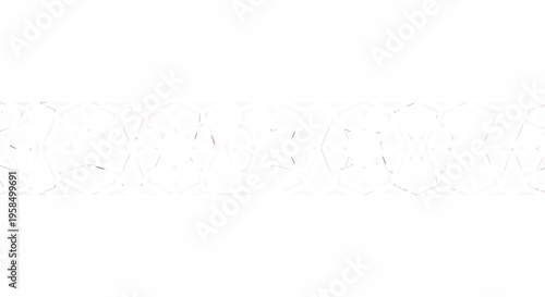 Geometric ornamental border design repeating pattern vector