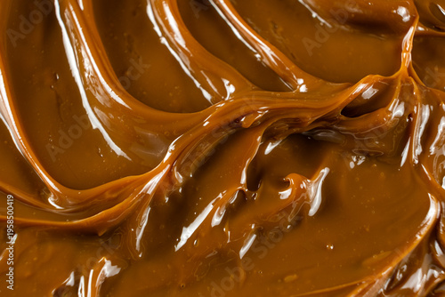 Wallpaper Mural Macro of sweet caramel cream texture Torontodigital.ca