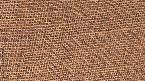 Burlap jute canvas vintage background texture. Background of burlap hessian sacking texture. Hessian burlap cloth texture background. 