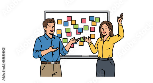 Enthusiastic Colleagues Planning Project Ideas