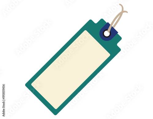 シンプルなタグのイラスト　フレーム　枠　付箋