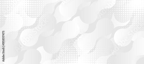 Abstract pattern white geometric banner design background. Modern lines pattern. Futuristic technology concept. Suit for cover, poster, banner, brochure, header, website