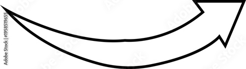 Curved Arrow Icon Group in Line Style Vector, Direction Pointer Navigation Symbol Bundle Pack, Swirl Rotate Flow Sign Silhouette Outline Design