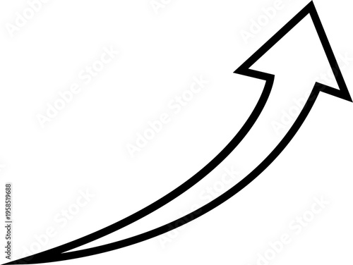 Curved Arrow Icon Group in Line Style Vector, Direction Pointer Navigation Symbol Bundle Pack, Swirl Rotate Flow Sign Silhouette Outline Design