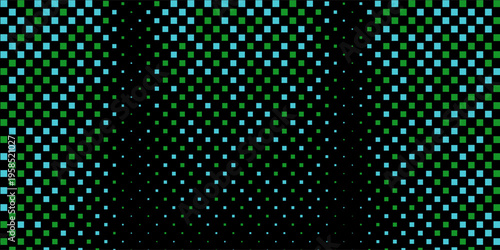 Dark Blue, Green vector background with rectangles. Glitter abstract illustration with rectangular shapes. Modern template for your landing page.