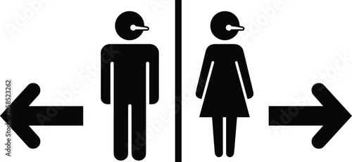 Set of little boy silhouettes in various poses including sitting standing and crawling for early childhood development family life and youth growth vector illustration