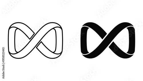 Infinity Symbol Concept Abstract Loop Endless