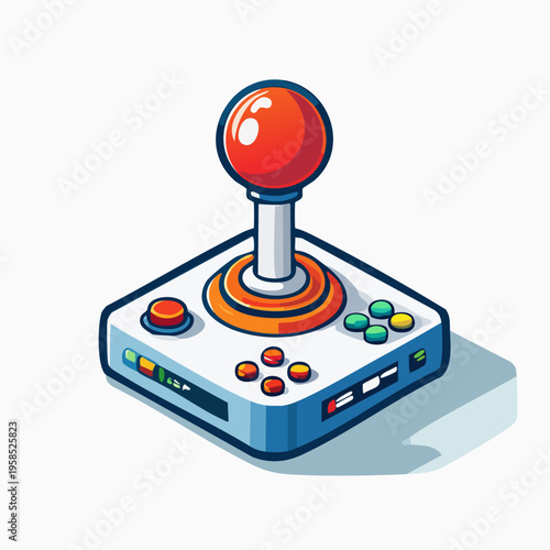 Retro Arcade Joystick Controller - A Classic Gaming Device.