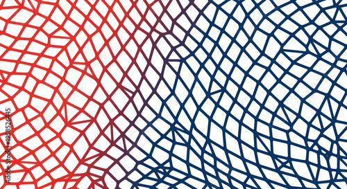Abstract Grid Pattern Red Blue Gradient Background