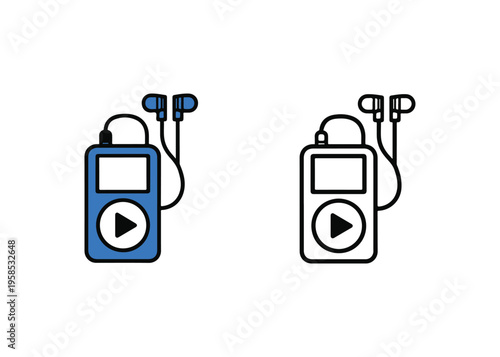music player flat icon set
Vector flat icon set isolated on a white background