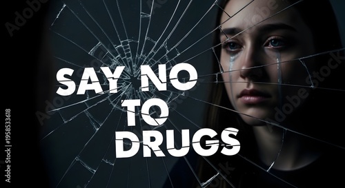 text say no to drugs international day against drug abuse and illicit trafficking world mental health day global event