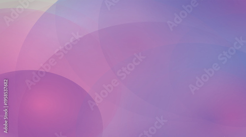 Purple and soft blue overlapping gradient circles create a smooth blurred effect. A minimalist abstract vector background illustration tailored for digital screens or web design. 