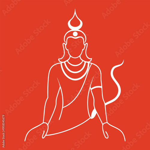 Hindu God Rama Illustration – The Divine Prince and Avatar of Vishnu