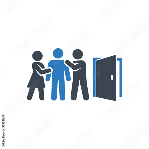 Forced Isolation and Segregation Icon