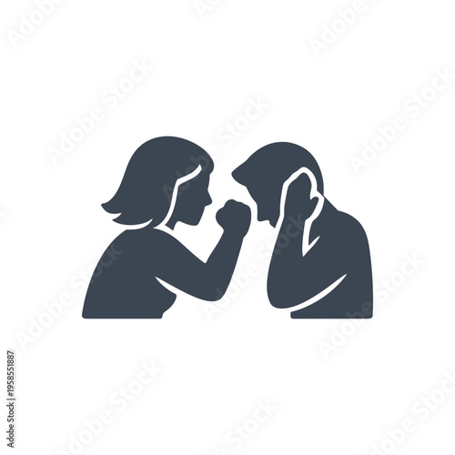 Verbal Abuse and Shouting Icon