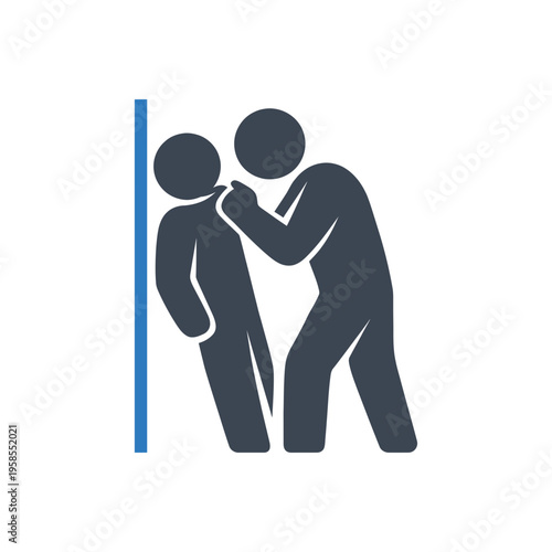 Physical Intimidation and Cornering Icon