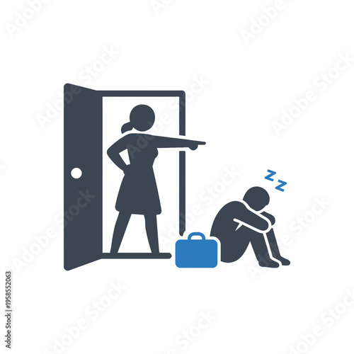 Forced Eviction and Isolation Icon