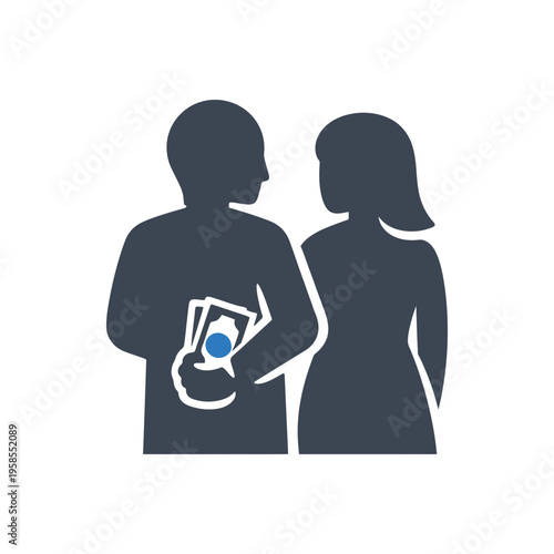 Financial Deception and Secrecy Icon