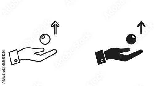 Hand Coin Growth Arrow Business Investment