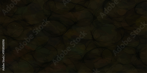 A vintage dark grunge wall texture design features a distressed paper surface with antique brown paint and subtle red smoke patterns for an artistic backdrop