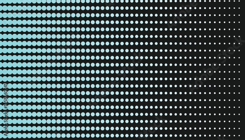 Light blue and white circles gradient on black background