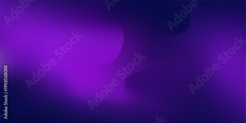 Purple Blue Abstract Gradient: A captivating blend of purple and blue colors creates an abstract background with a soft blurred effect and unique grain texture. for modern web design, advertising