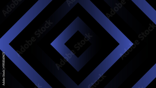 Abstract Geometric Diamond Pattern in Dark Blue and Black with Subtle Gradient Effect