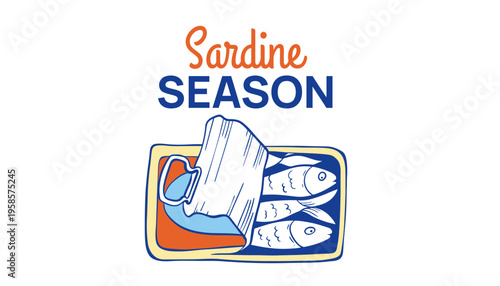 A can of sardines is opened, revealing the fish inside.