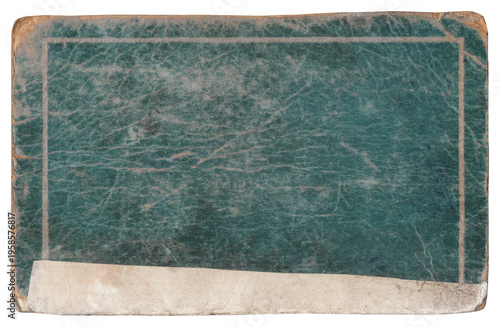 Vintage background of old book torn paper texture with scratches