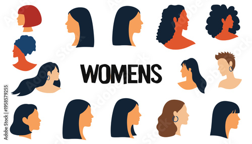 A collection of diverse women's profiles is displayed.