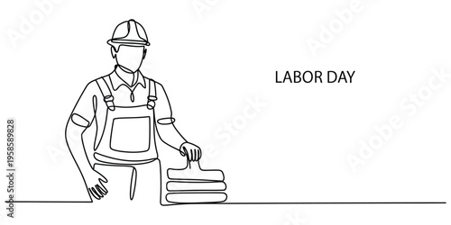 Continuous Line Art of Happy People Jumping for Joy Vector, illustration