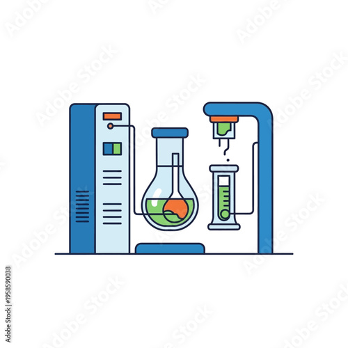 Modern laboratory equipment for scientific research and analysis.
