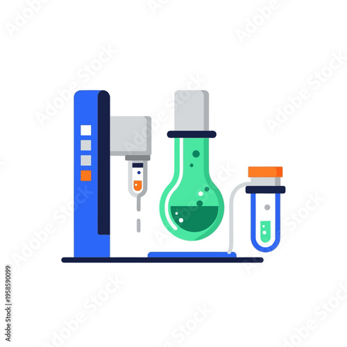 Modern laboratory equipment for scientific research and experiments.