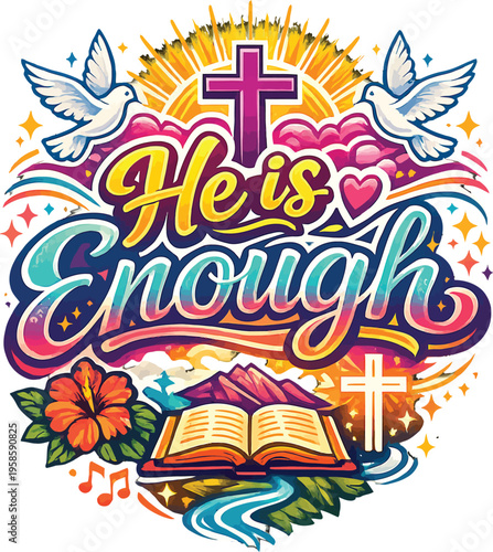 CHRISTIAN Trendy Tshirt Design SVG - Bible Verse t shirts design,  Calligraphy t shirt design, Hand drawn lettering phrase, Isolated on white background, svg Files for Cutting Cricut and Silhouette