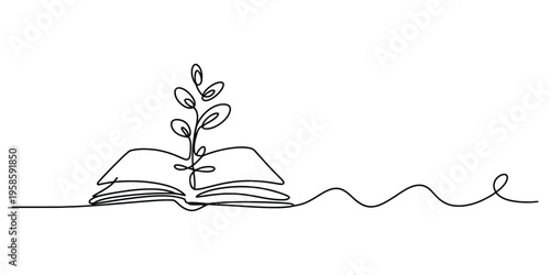 Continuous One Line Drawing of Woman Playing with Dog Vector, illustration