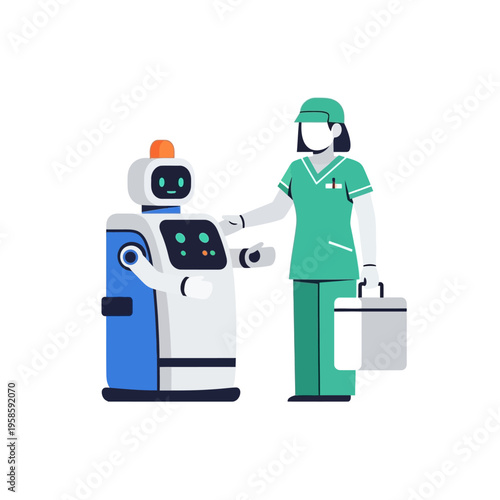 Robot and Nurse Collaboration in Modern Healthcare.