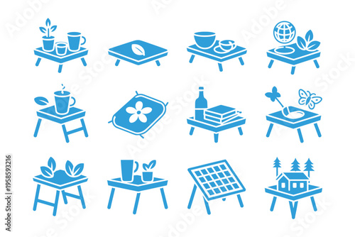 Marker conscious eco reusable generation icon, simple vector illustration representing mindful, responsible care and sustainable comfort design.