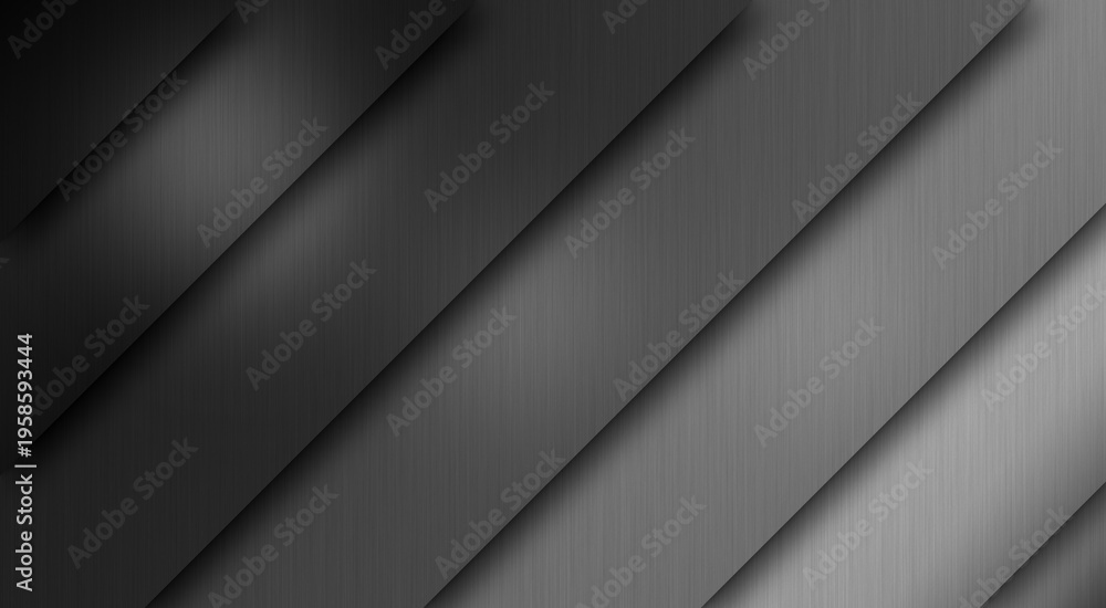 Obraz premium Metallic Gray Abstract Background with Brushed Texture